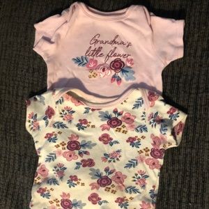 2 size 12 months onesies